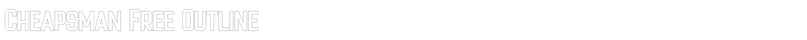Cheapsman font preview